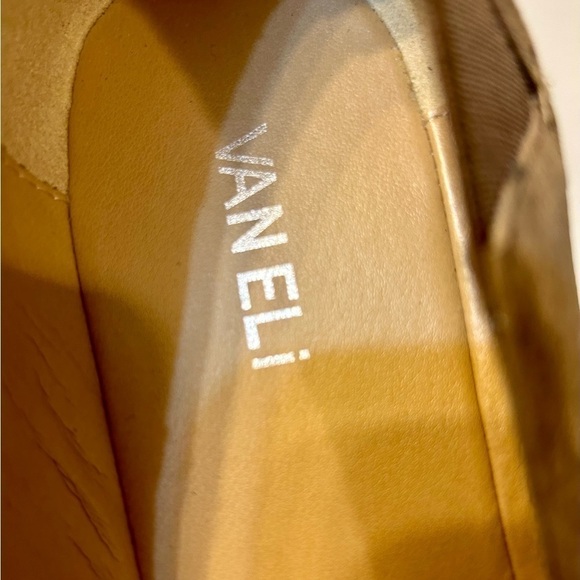 Vaneli Ardelia Suede Metallic Wedge Size 10 - Picture 11 of 14